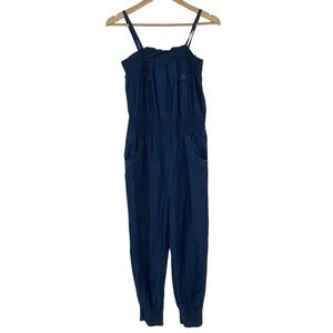 I.Q. denim cotton jumpsuit women's size large